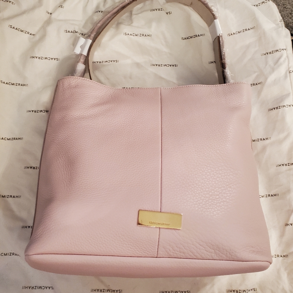 NWT ISAAC MIZRAHI PINK SHOULDER BAG